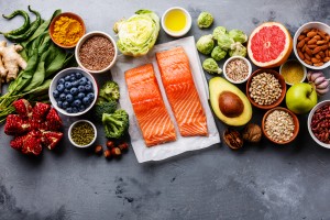 Healthy food for anti-inflammatory diet